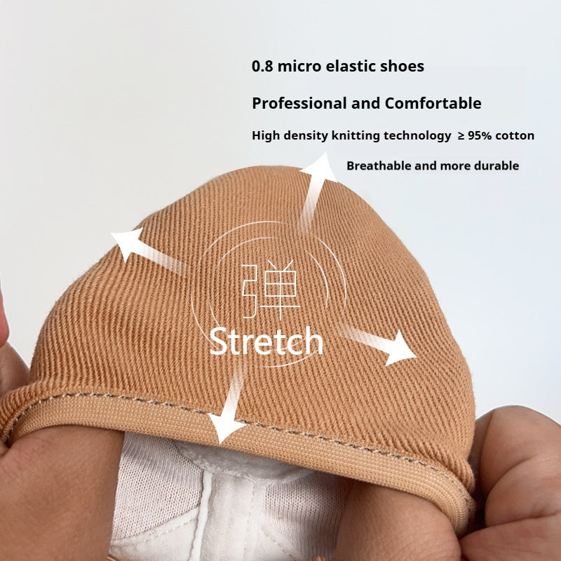 yalisidai ballet dance shoes elastic stretch canvas slippers R700 4