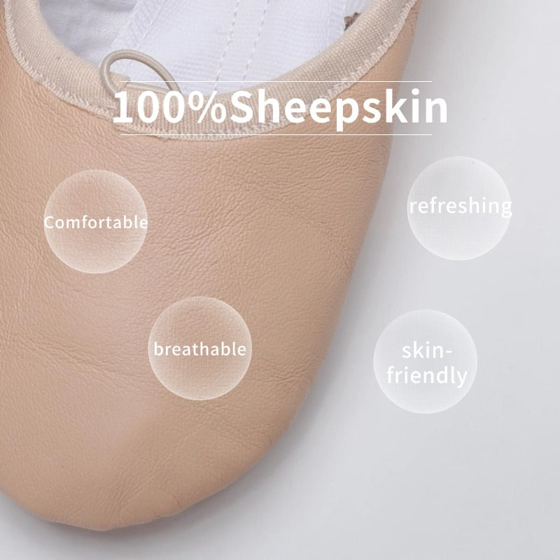 yalisidai ballet dance shoes leather slippers P200 6