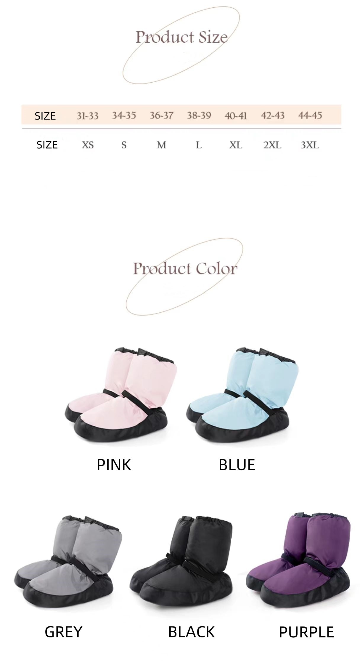 yalisidai ballet dance shoes warm_up_boots_size