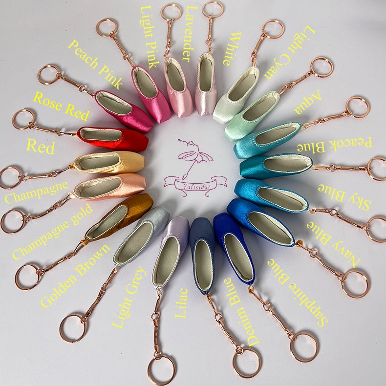 yalisidai pointe shoes keychain