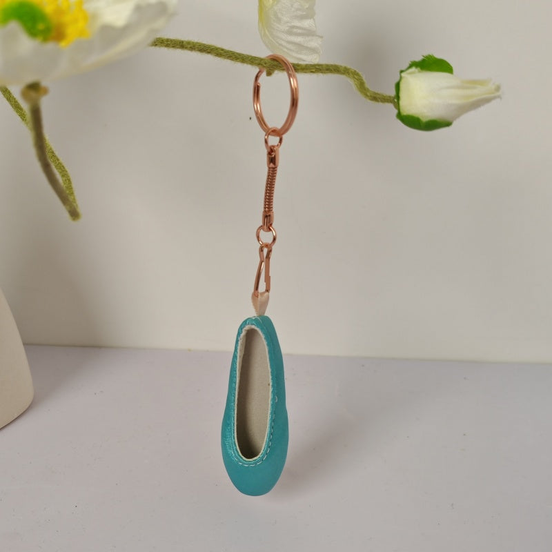 yalisidai pointe shoes keychain Aqua