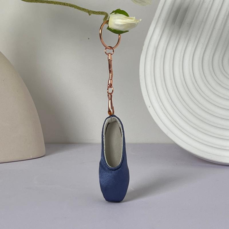 yalisidai pointe shoes keychain Denim_blue