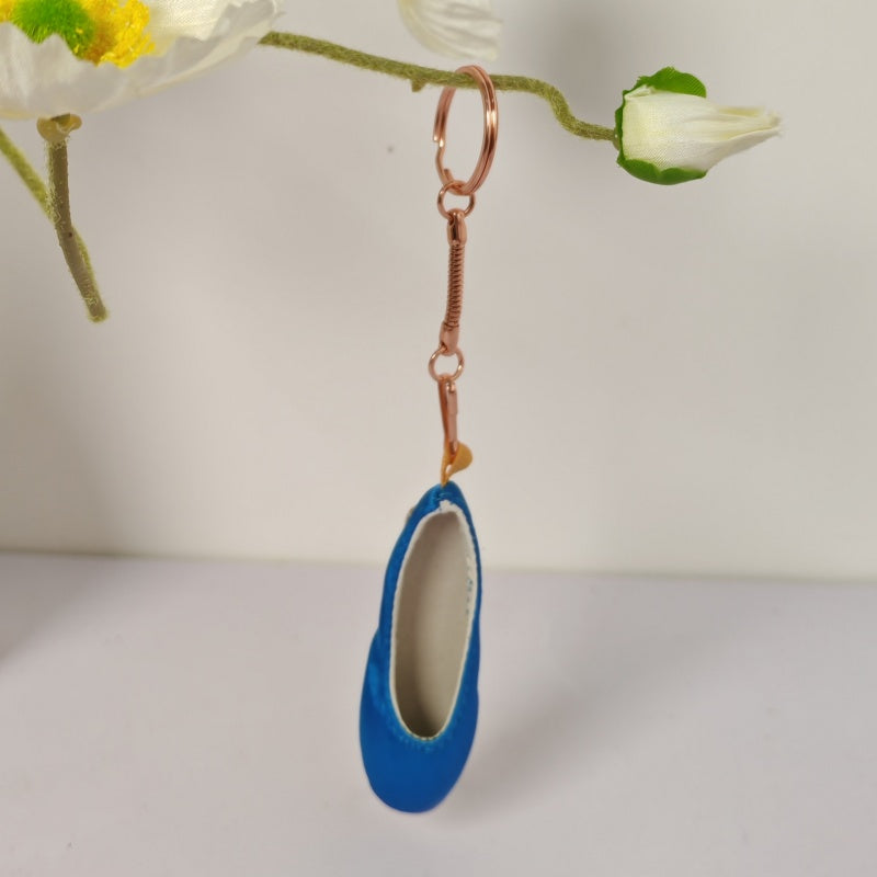 yalisidai pointe shoes keychain navy_blue